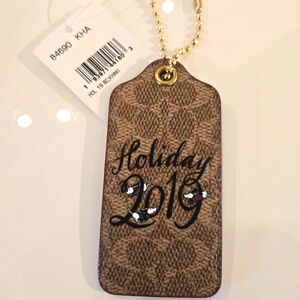 Coach Holiday Hangtag